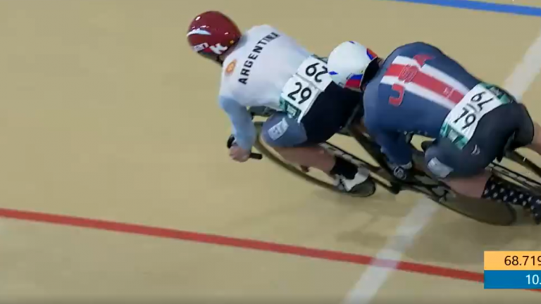 Panamericanos 2023: Choque entre ciclistas de Argentina y EE.UU terminó en grave caída