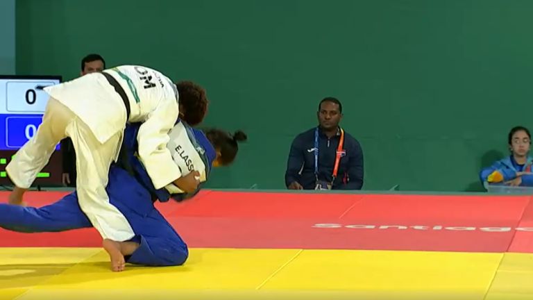 ¡Noble gesto! Judoca sacó en andas a su oponente tras lesionarse en los Panamericanos 2023