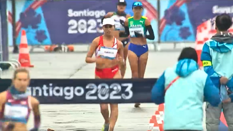 ¡Se llevó el oro! Peruana Kimberly García se lució en la marcha atlética de los Panamericanos 2023