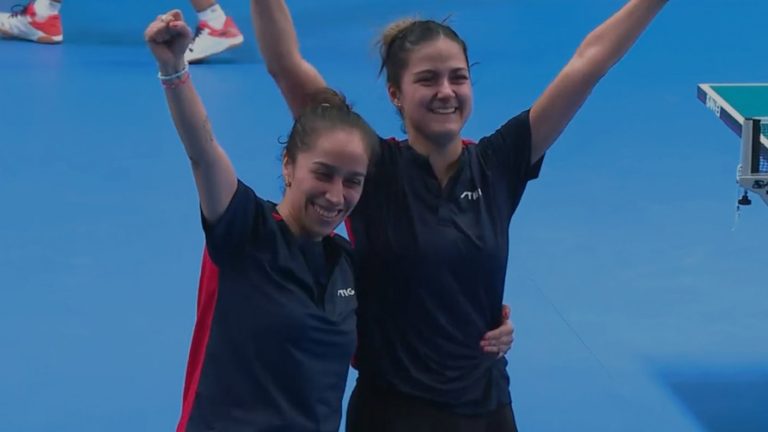 ¡Aseguraron el bronce! Dupla femenina de tenis de mesa avanza a semifinales en los Panamericanos 2023