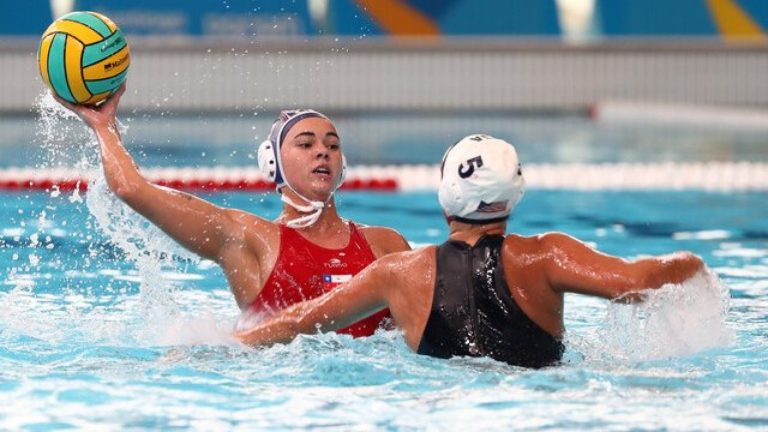 Amarga derrota: Equipo estadounidense venció a chilenas en el polo acuático en Santiago 2023