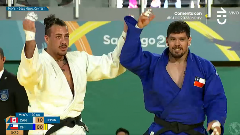 ¡Plata para Chile! Thomas Briceño sumó medalla en Judo frente a Canadá en Panamericanos 2023