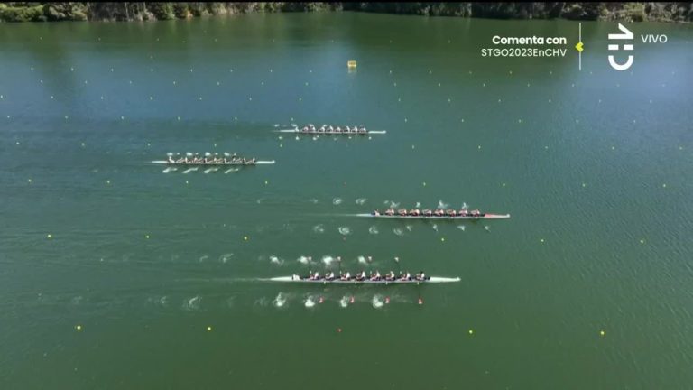 Increíble final: Chile gana el primer heat del remo mixto y avanza a la final en Santiago 2023