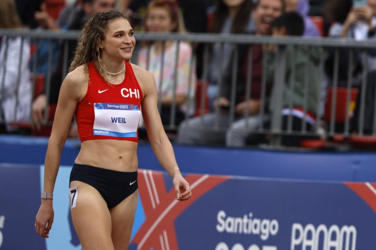 Martina Weil clasifica a la final tras obtener el primer lugar en semifinal de 400 metros planos de Santiago 2023