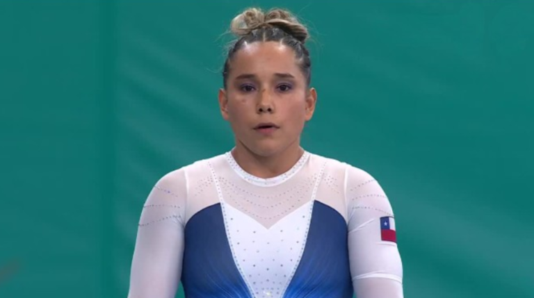 Así fueron los dos saltos de Makarena Pinto en la final de Salto Femenino en Santiago 2023