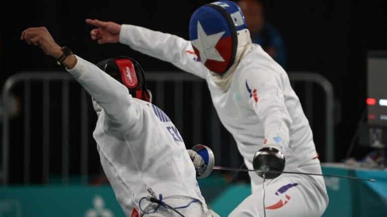 Modo clasificatorias: Jorge Valderrama se lució en el esgrima durante los Panamericanos 2023