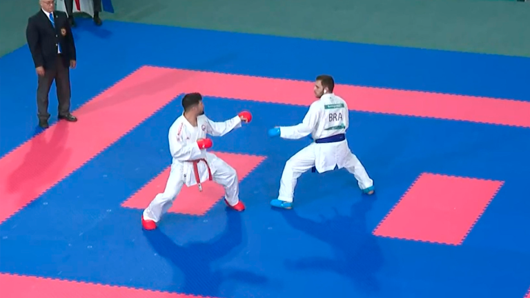 ¡Se instaló en la final! Rodrigo Rojas peleará por el oro en karate de los Panamericanos 2023