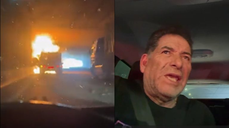 El angustiante relato de hombre atrapado en el túnel de la autopista General Velásquez en medio de incendio
