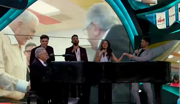 ¡No quiso estar ausente! Valentín Trujillo realiza emocionante presentación en Teletón 2023