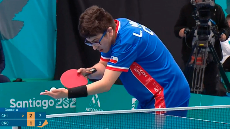 ¡Punto, set y partido! El puntazo de Lucas Pávez en aplastante triunfo en los Parapanamericanos 2023