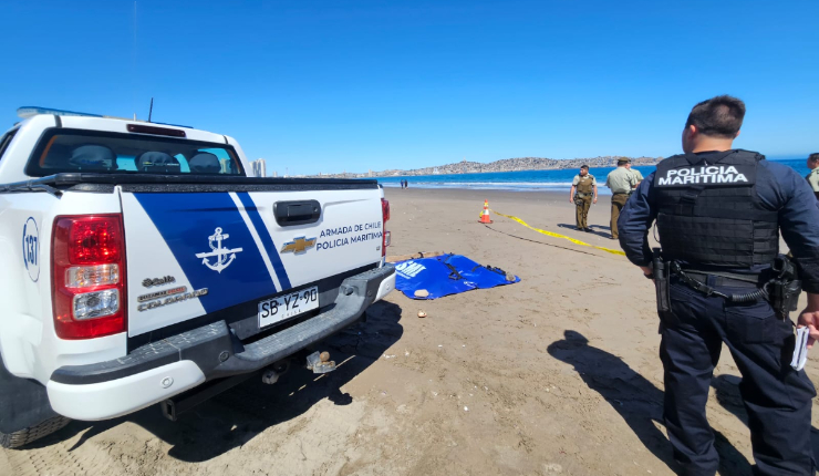 Encuentran cráneo humano en playa Peñuelas de Coquimbo
