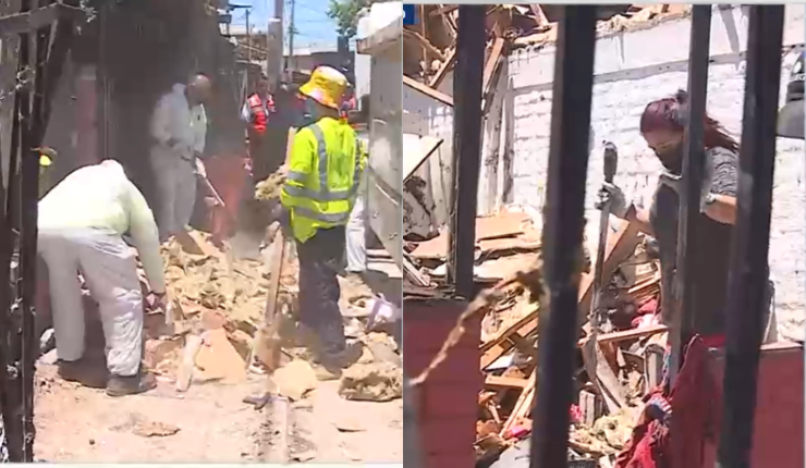 Explosión de gas deja cuatro casas destruidas y una mujer en riesgo vital en Pudahuel