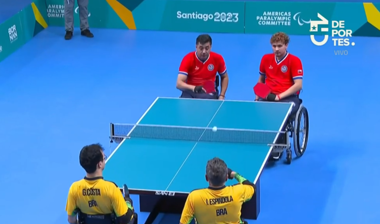¡Una más para Chile! Dupla de para tenis de mesa ganó plata en Parapanamericanos