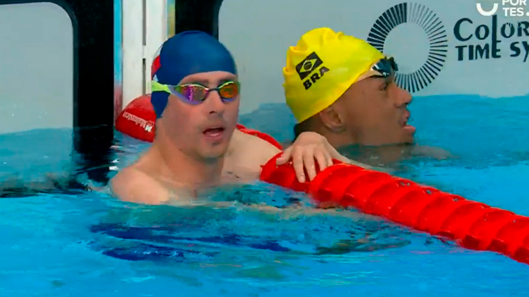 ¡Segunda plata para Alberto Abarza! Chileno ganó nueva presea en la Para natación en Santiago 2023