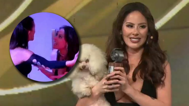 Ignacia Michelson recibió orgullosa el premio a MEJOR PATALETA en Gran Hermano Awards: 