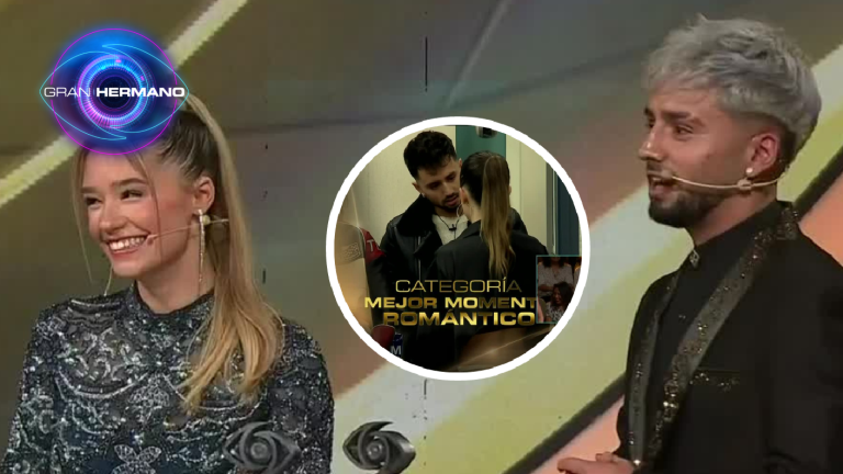 Alessia y Bambino revivieron su amor en el Mejor Momento Romántico en los Gran Hermano Awards