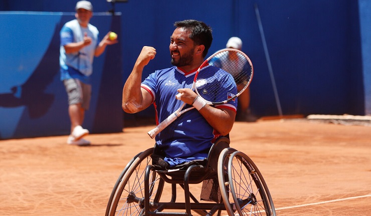 ¡Oro para Chile! Francisco Cayulef triunfó en el tenis en silla de ruedas en Parapanamericanos 2023