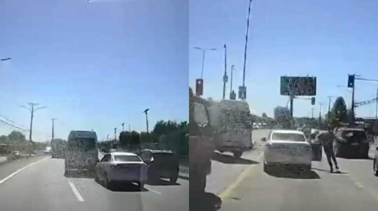 Automovilista lanzó piedra contra una ambulancia en San Pedro de La Paz