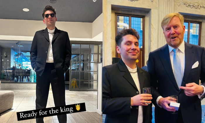 Fabrizio Copano mostró inéditos detalles de su show ante la realeza: “Tranquilo, mi rey”