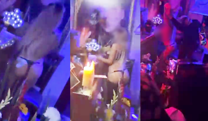 Balazos y show de stripper: Revelan videos de velorio narco en San Ramón