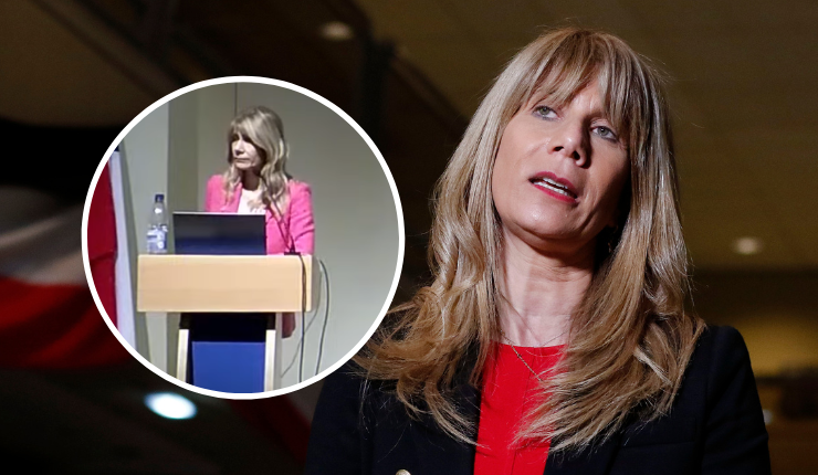 Ximena Rincón fue increpada en coloquio universitario: 