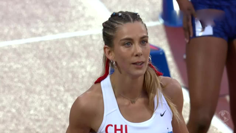 ¡Muy cerca! Isidora Jiménez quedó cuarta y no logró llegar a la final de los 200 metros planos