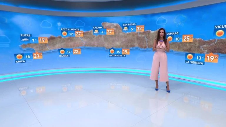 Vanessa Noé y el informe del tiempo para este lunes 06 de noviembre