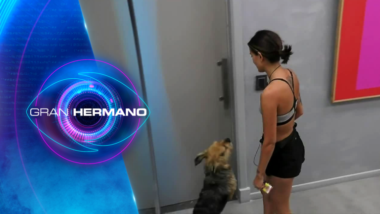 Con beso incluido: La tierna despedida de Bigote a Coni antes de ir a su paseo