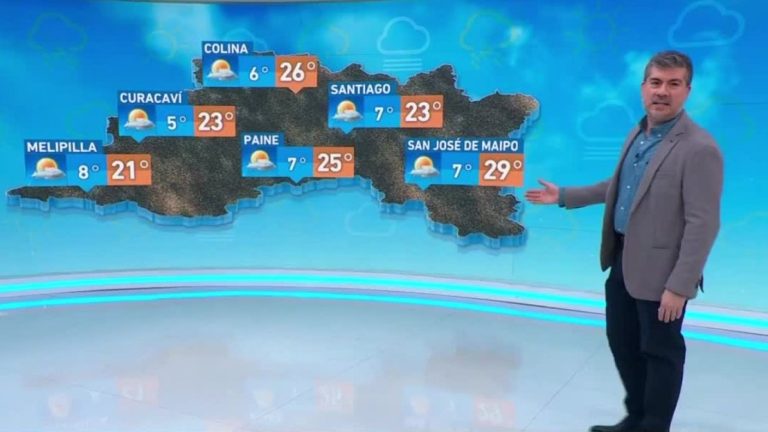 Eduardo Sáez y el informe del tiempo para este martes 07 de noviembre