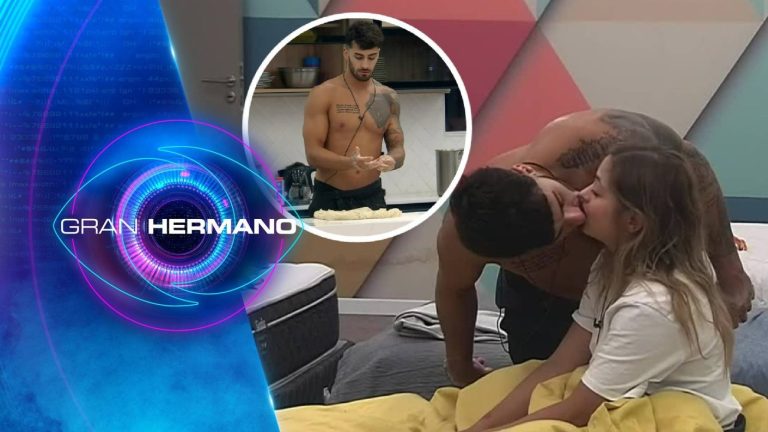 Jorge interrumpió su amasado para llenar de besos y rugidos a Skarleth