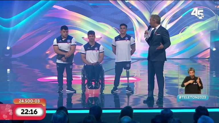 ¡Increíble historia! El relato de los tres pesistas paralímpicos en la Teletón 2023