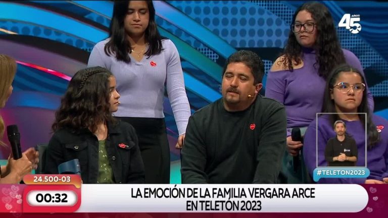 ¡Emocionante! La increíble historia de Antonella y la familia Vergara-Arce en la Teletón 2023