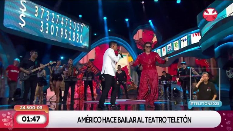 ¡Cumbia a tope! Américo y Leo Rey hicieron bailar a la Teletón 2023