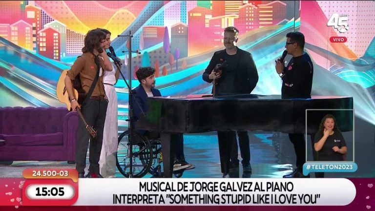 Jorge Gálvez tuvo emotiva presentación junto a Millaray Viera y Gonzalo Yáñez en Teletón 2023