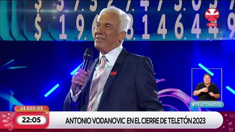 ¡Volvió a la Quinta Vergara! Antonio Vodanovic inicia el cierre de la Teletón 2023