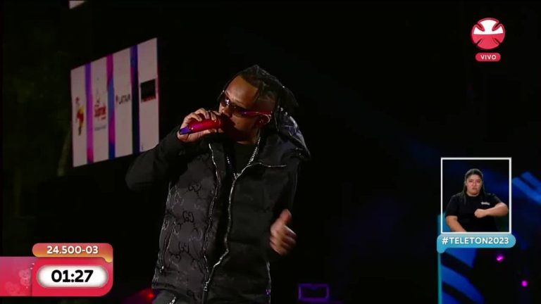 ¡Prendió con el trap! Polimá Westcoast hizo bailar a todo el público en la Teletón 2023
