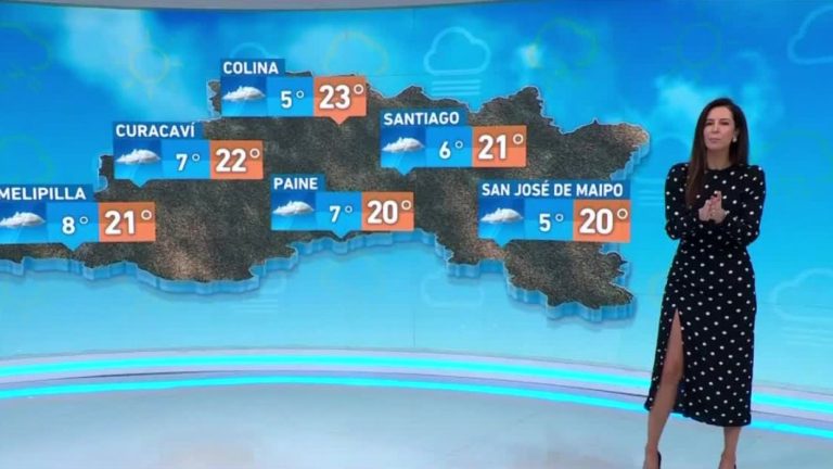 Vanessa Noé y el informe del tiempo para este sábado 18 de noviembre