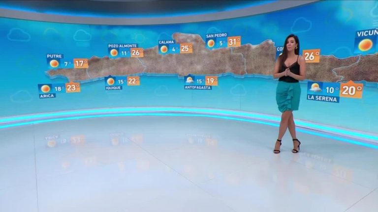 Vanessa Noé y el informe del tiempo para este lunes 20 de noviembre