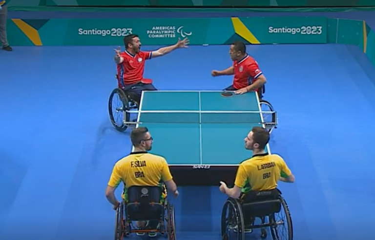 ¡Nuevo oro en el tenis de mesa! González y Rodríguez se consagraron en el MD8 de los Juegos Parapanamericanos
