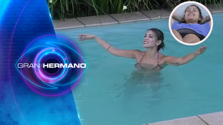 ¿Momento melancólico en la piscina? Coni tuvo un íntimo musical de baladas en Gran Hermano