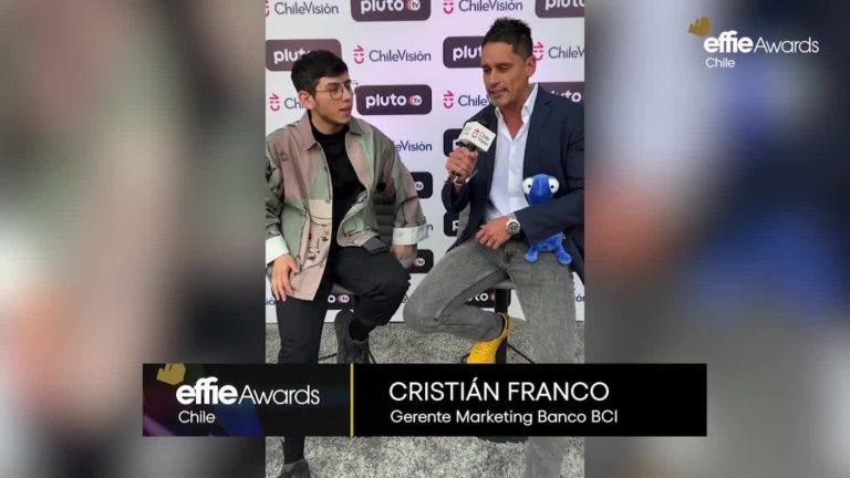 Premios Effie | Cristián Franco - Gerente de marketing Banco BCI