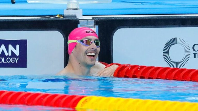 ¡Quinta medalla! Alberto Abarza se quedó con la plata en los 100m Libre Masculino en Santiago 2023