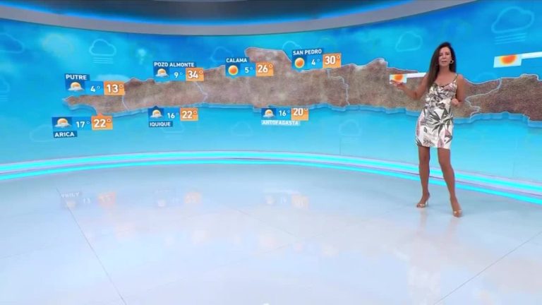 Vanessa Noé y el informe del tiempo para este sábado 25 de noviembre