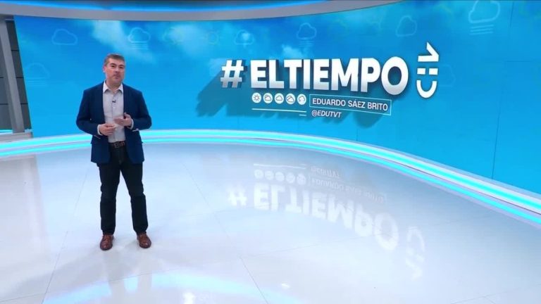 Eduardo Sáez y el informe del tiempo para este martes 28 de noviembre