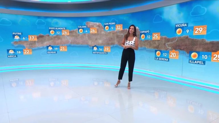 Vanessa Noé y el informe del tiempo para este miércoles 29 de noviembre