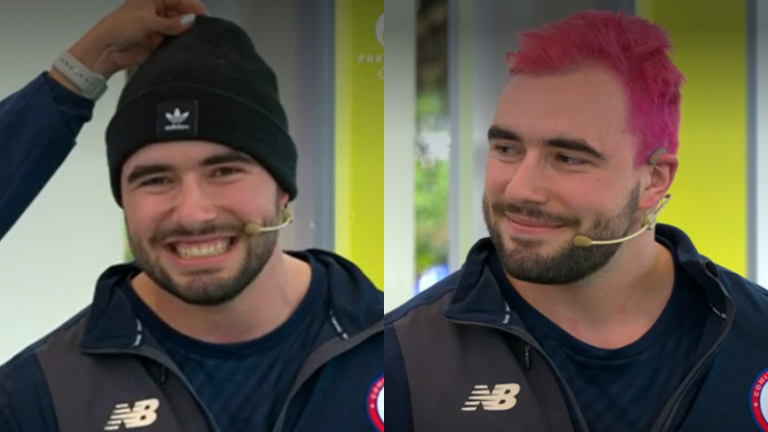 ¡Cumplió! Lucas Nervi se tiñó el pelo rosado tras su fantástico oro en los Panamericanos 2023