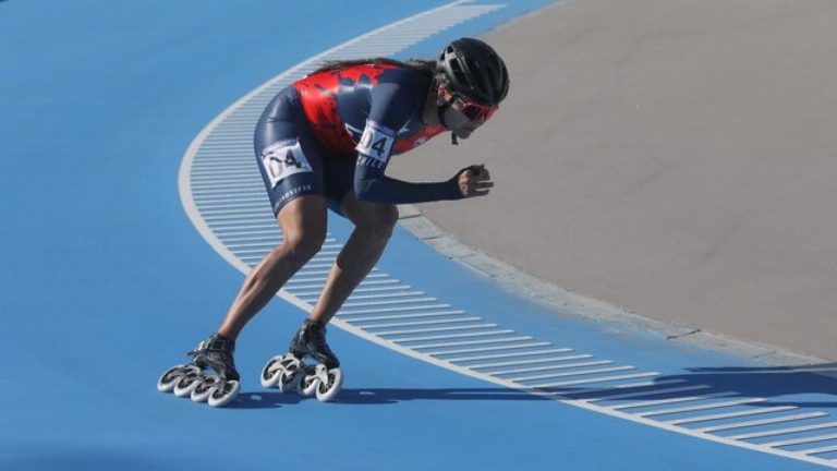 ¡Top 10! Romina Pérez finalizó octava en el patinaje de velocidad femenino de los Panamericanos 2023
