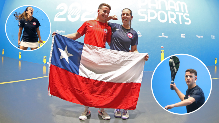 ¡Bronces para Chile! Bolelli y Valderrama se suben al podio en pelota vasca de los Panamericanos