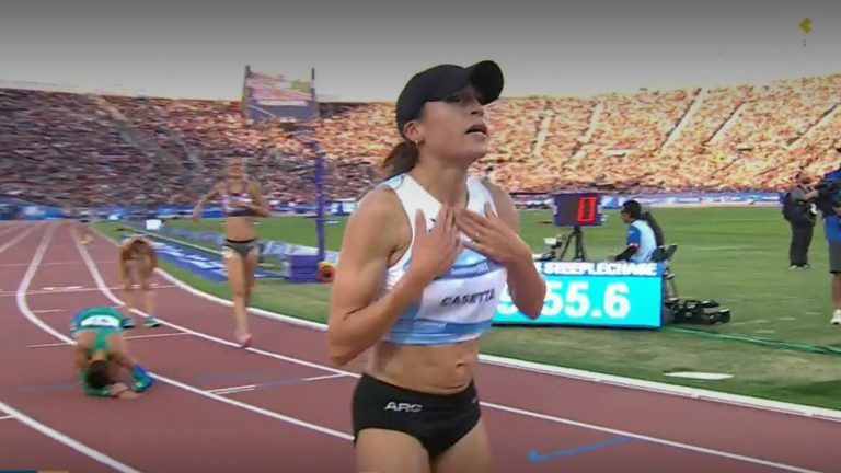 Oro y récord panamericano: Belén Casetta brilló y se quedó con el oro en los 3000m con obstáculo
