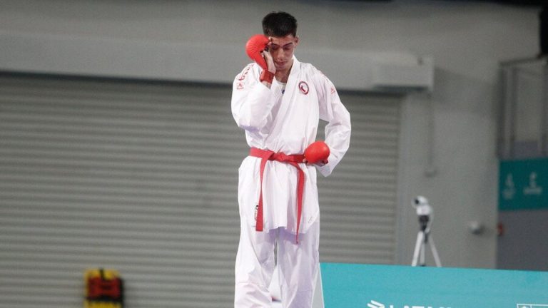 Tomás Freire se quedó con la plata en el karate de los Panamericanos 2023 tras reñida pelea
